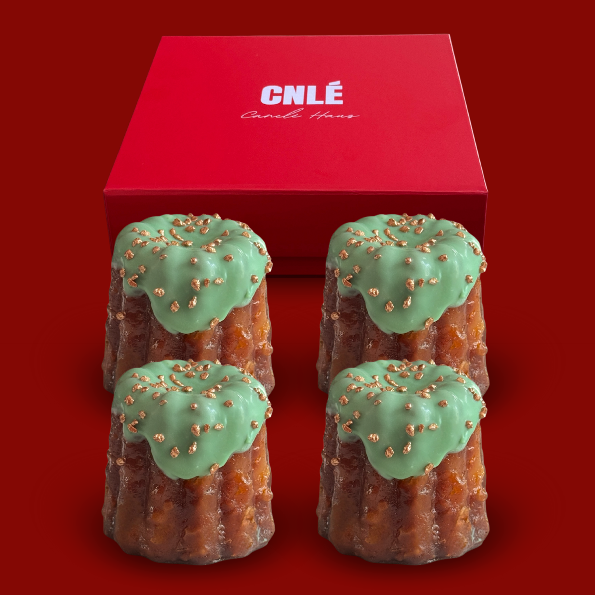 Canelé box - Pistachio