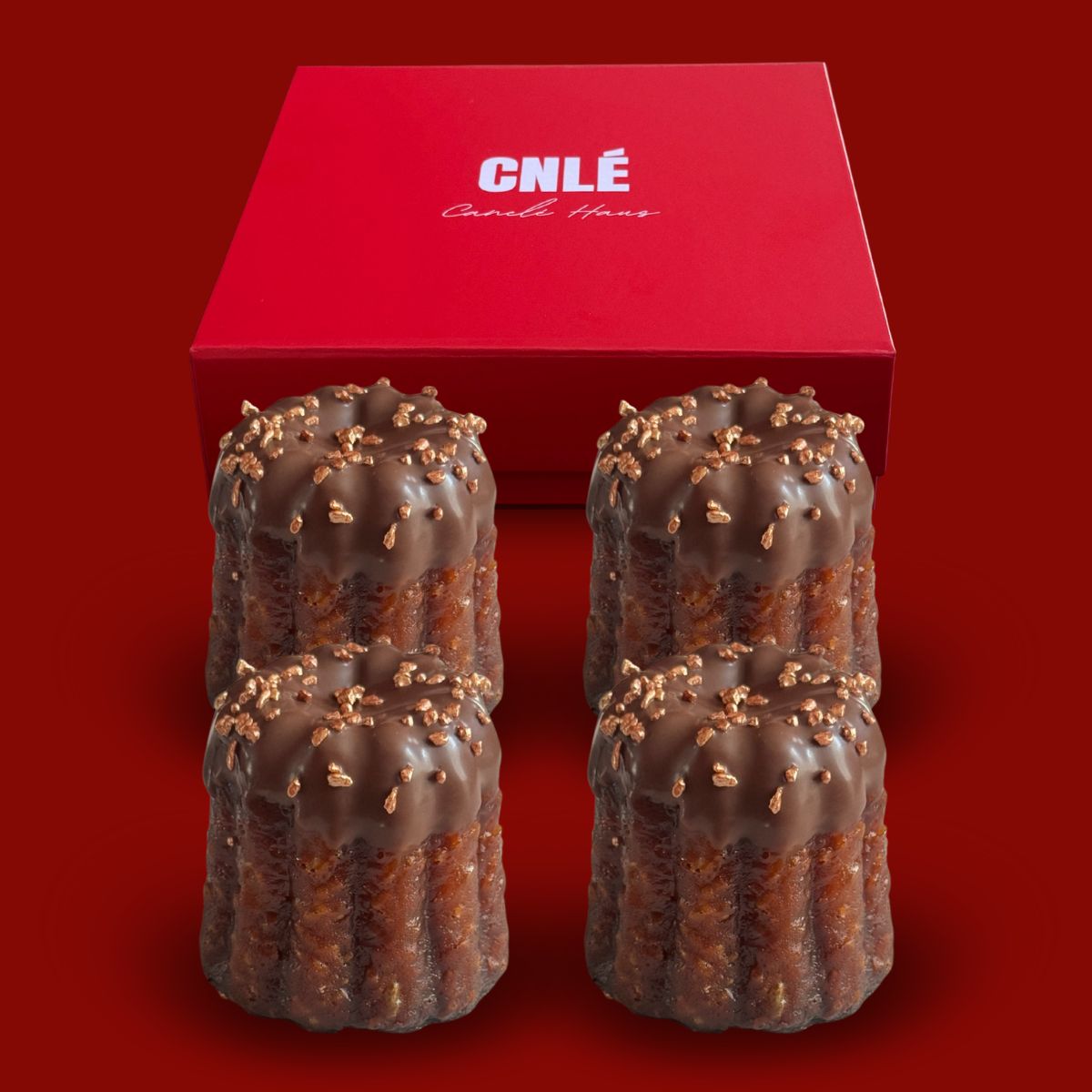 Canelé box - Chocolate Hazelnut
