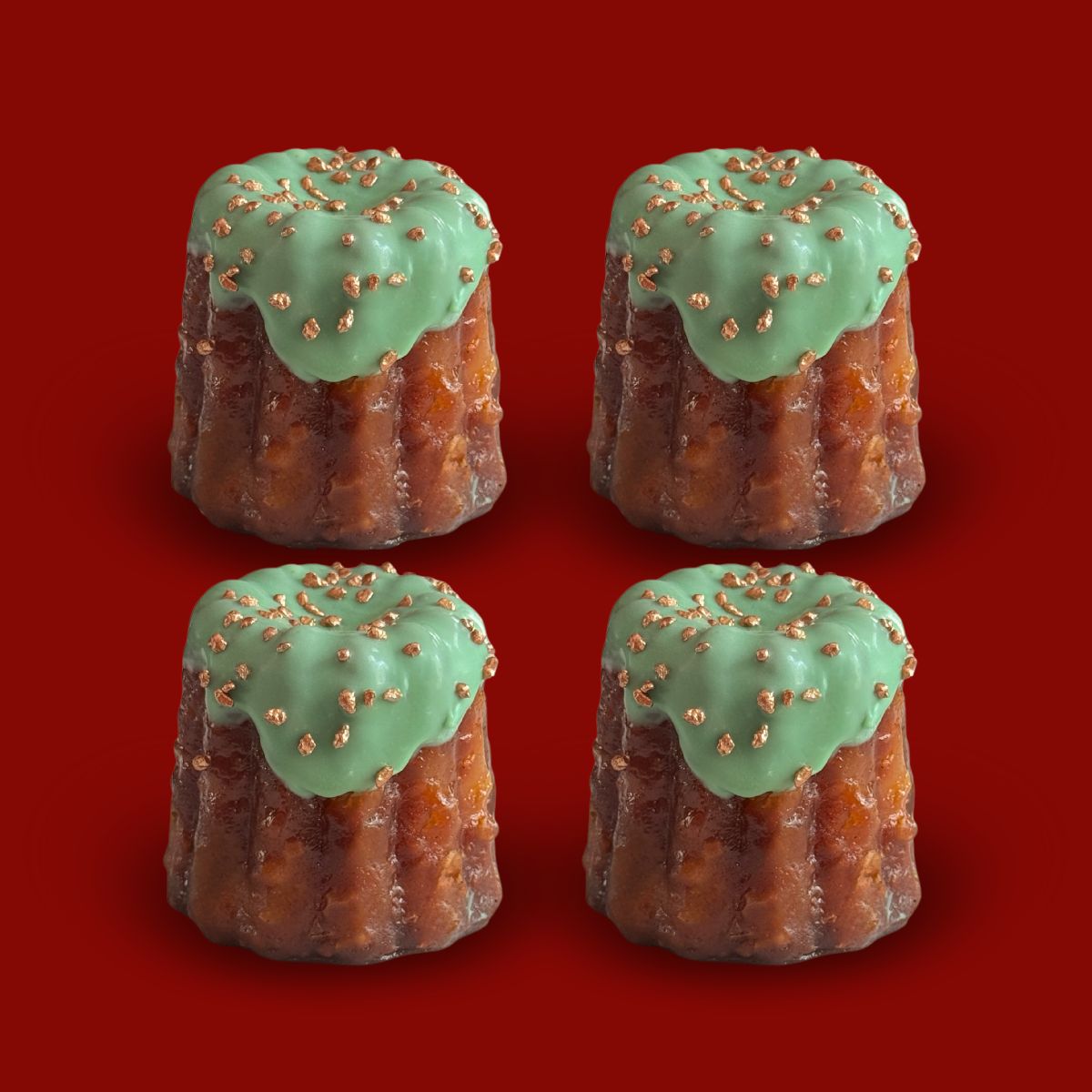 Canelé box - Pistachio