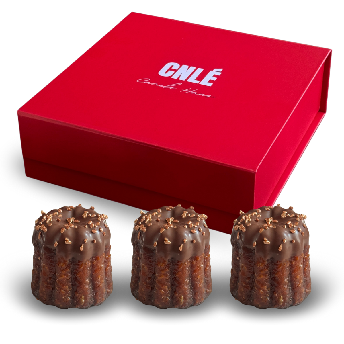Canelé box - Chocolate Hazelnut